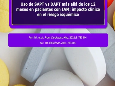 Uso de SAPT vs DAPT mayor a 12 meses en pacientes con IAM