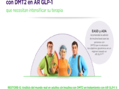RESTORE-G: Descubra cómo podría ayudar a sus pacientes con DMT2 en AR GLP-1 que necesitan intensificar su terapia.