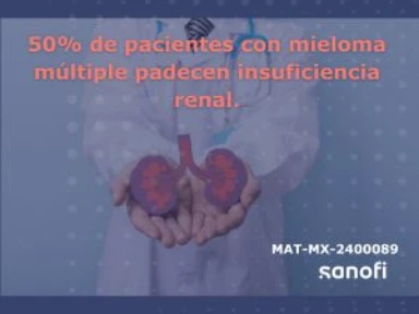 Isatuximab prolonga la supervivencia libre de progresión en pacientes con Mieloma Múltiple de alto riesgo y deterioro renal