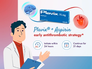 Meet Julius, a patient with recent Transient Ischemic Attack (TIA): How can Plavix® help?