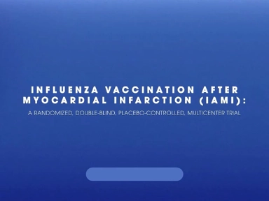 Influenza Vaccination After Myocardial Infarction (IAMI)