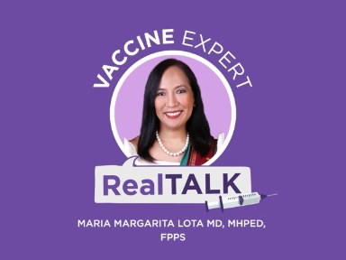 Let us all continue to be the champions of vaccination and let us work together towards completely immunizing our children by Dr. Margarita Lota