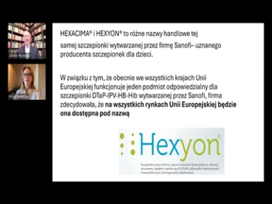 Hexyon – nowa nazwa, te same wartości. Szczepienia 6w1 – nowe rekomendacje i możliwości