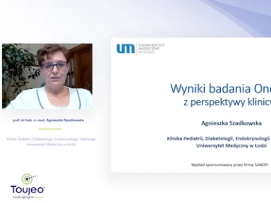 Wyniki badania OneCare z perspektywy klinicysty – prof. Agnieszka Szadkowska