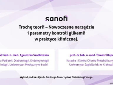 Nowoczesne narzędzia i parametry kontroli glikemii w praktyce klinicznej. Wykład podczas PTD 2023.