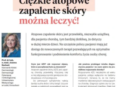 Ciężkie atopowe zapalenie skóry można leczyć!