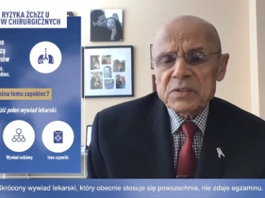 Prof. Caprini – Ocena ryzyka ŻChZZ u pacjentów chirurgicznych