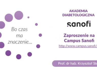 Prof. Strojek - zaproszenie na stronę Campus Sanofi
