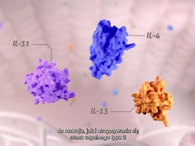 Mechanizm działania leku DUPIXENT® w AZS