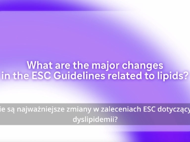 Kongres ESC 2025 - dr. Jose Fernandes Tunon dzieli się spostrzeżeniami na temat zmian w wytycznych dotyczących dyslipidemii. Zobacz teraz!