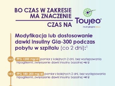 Postępowanie w szpitalu z insuliną Toujeo