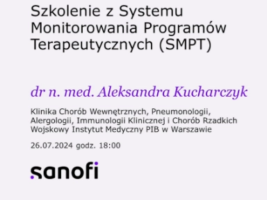 Szkolenie z Sysmetu Monitorowania Programów Terapeutycznych (SMPT)