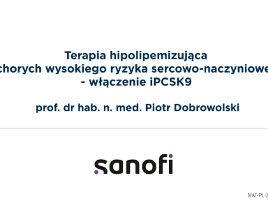 Terapia hipolipemizująca u chorych wysokiego ryzyka sercowo-naczyniowego - włączenie iPCSK9