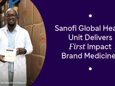 Sanofi entrega os primeiros medicamentos do portfólio de marcas Impact da Global Health Unit
