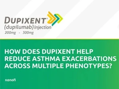 How does Dupixent help reduce asthma exacerbations across multiple phenotype.