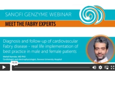 Diagnosis and follow-up of cardiovascular Fabry disease with Mehdi Namdar, MD and PhD