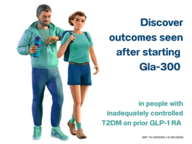 Discover outcomes seen after starting Gla-300 in people with inadequately controlled T2DM on prior GLP-1 RA