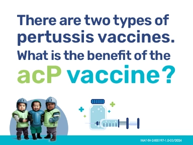What is the benefit of the acP vaccine?