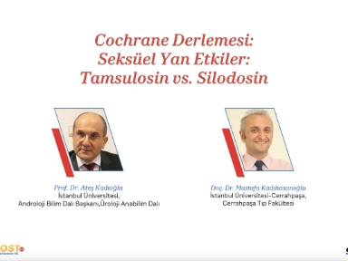 Cochrane Derlemesi: Seksüel Yan Etkiler: Tamsulosin vs. Silodosin