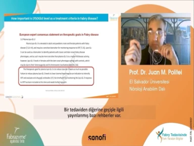 Dr.Politei Anlatıyor; Fabry Hastalığında Uygun Doz Etkinliği ile Fabrazyme’a Güven