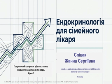 Покроковий алгоритм діагностики та маршрутизації пацієнтів з ЦД. Крок 1.