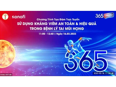 CTTĐTT: Sử Dụng Kháng Viêm An Toàn & Hiệu Quả Trong Bệnh Lý Tai Mũi Họng