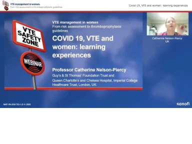 Covid-19, VTE Và Phụ Nữ: Học Hỏi Kinh Nghiệm Và Dự Phòng TTHKTM Sau Sinh Mổ