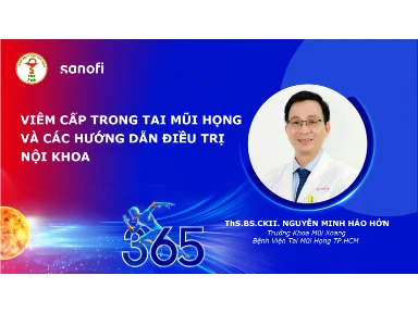 Viêm Cấp Trong Tai Mũi Họng & Các Hướng Dẫn Điều Trị Nội Khoa