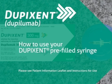 Dupixent Patient self-injection video