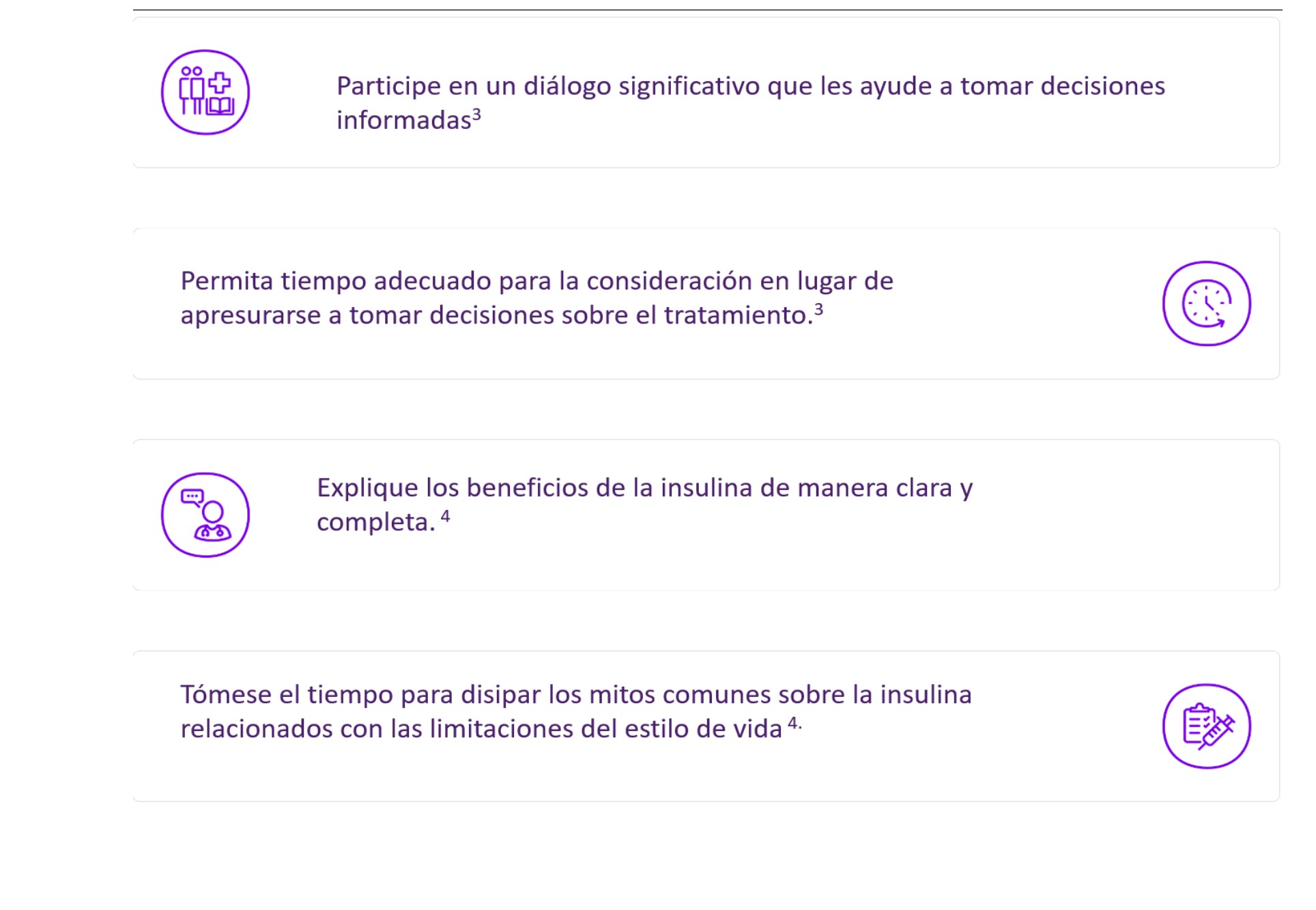 Puntos clave donde los pacientes valoran a sus profesionales de la salud