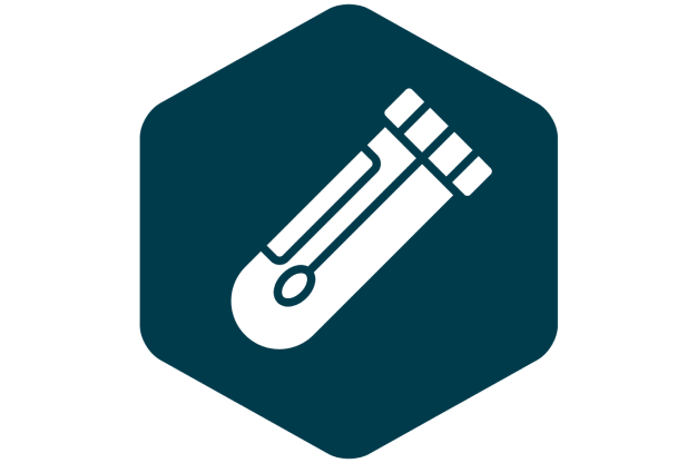 Icon of a test tube.