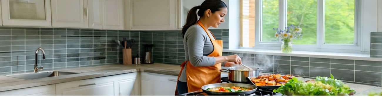 Mujer cocinando