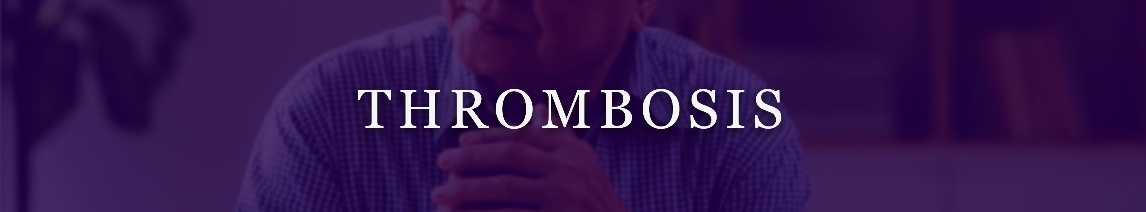 Thrombosis hero banner